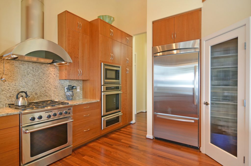 kitchen with new appliances